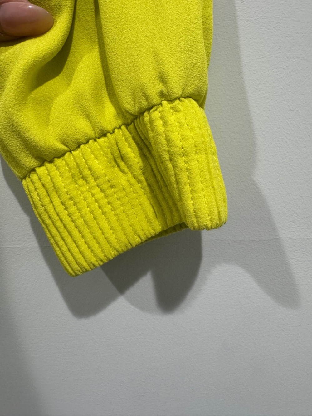 Aritzia Babaton Neon Yellow Utility Jacket - Picture 5 of 6